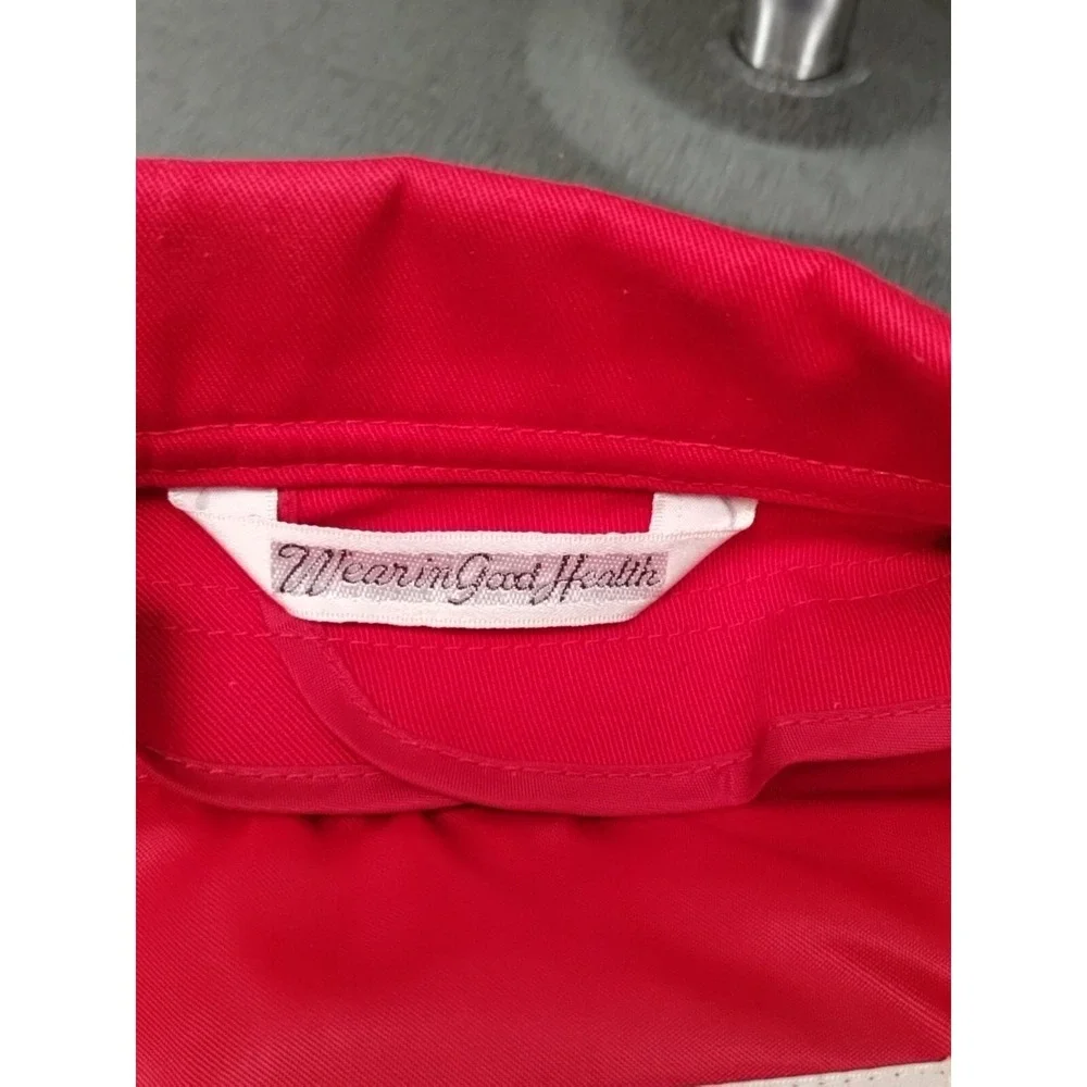 Misty Harbor Red Overcoat Long Sleeve Size 8‎ Reg Buttons Pockets